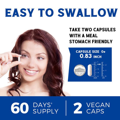 Vitalibre Magnesium Complex Supplement, 10 in 1 - Glycinate, Malate, Taurate and More, 420Mg, 100% DV, Extra Strength, Nerve, Bone, Muscle, Digestive & Heart, 120 Caps