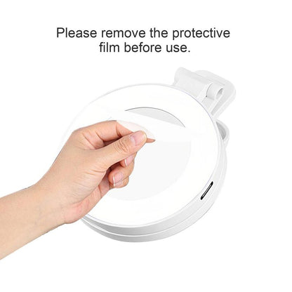 360° LED Ring Light with Mirror & Phone Holder ，3-In-1 Rechargeable Makeup Light for Live Streaming, Video Calls, Selfie (Portable, 3 Color Temperatures, Foldable),Halloween,Halloween Makeup